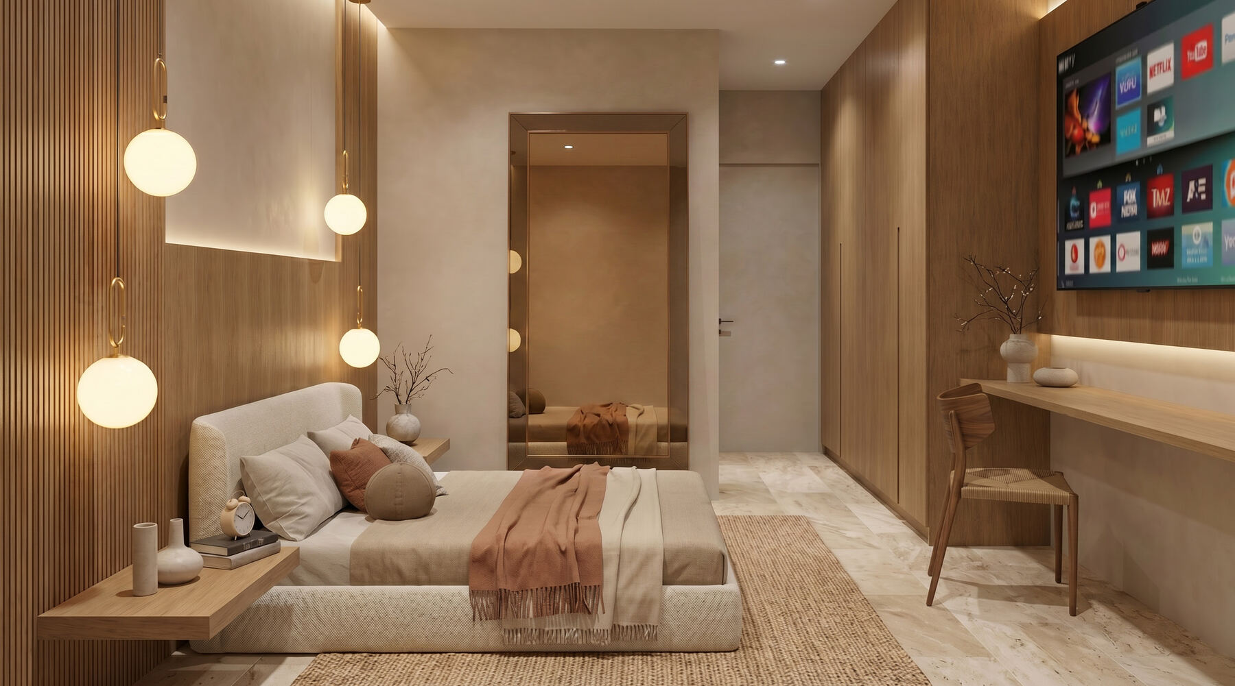 Residence C — bedroom en suite