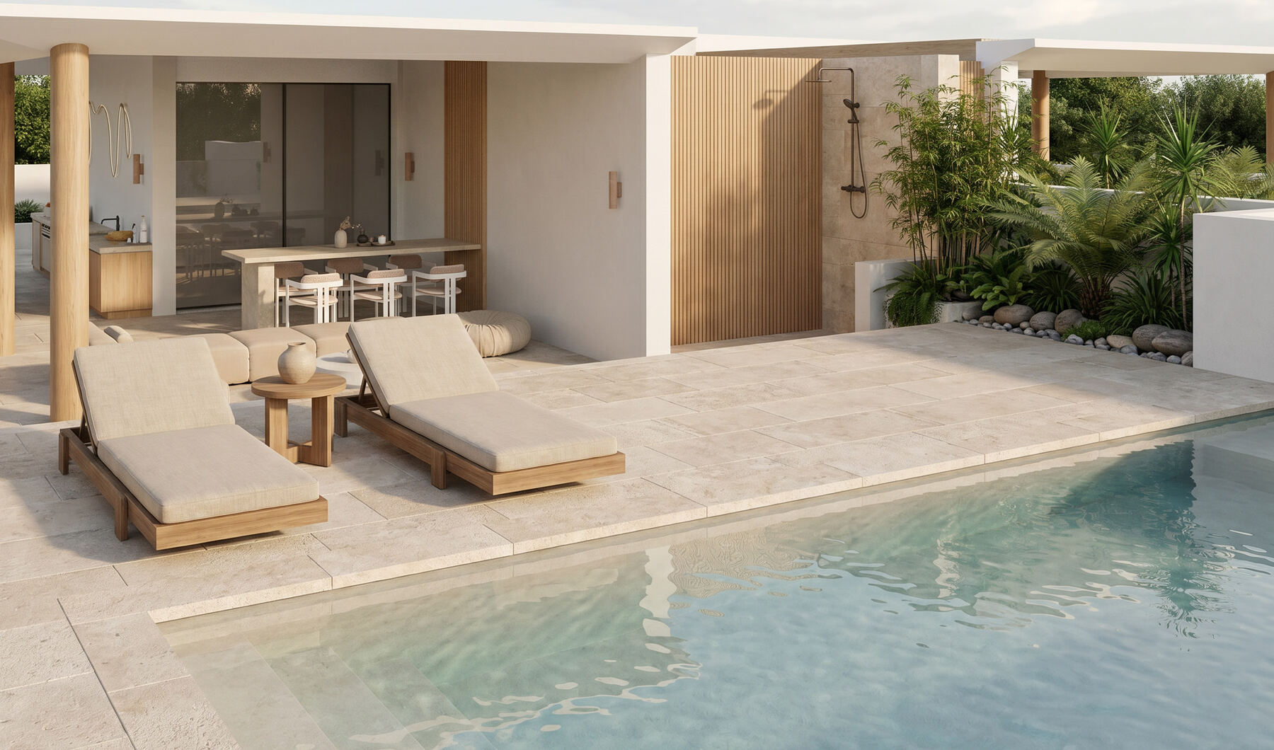 Residence D — roof garden & pool